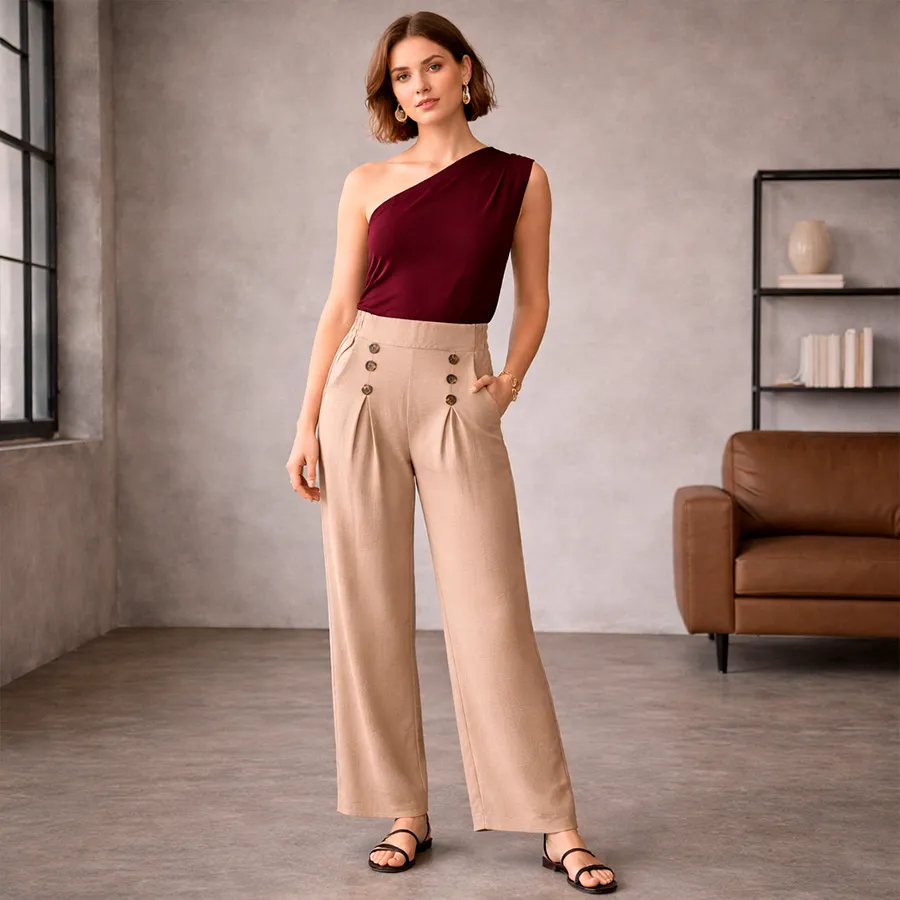 AD2605 PANTALON DE BOTONES 10261